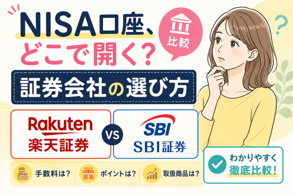 NISA口座どこで開く