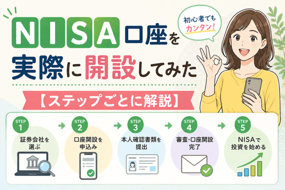 NISA口座を実際に開設