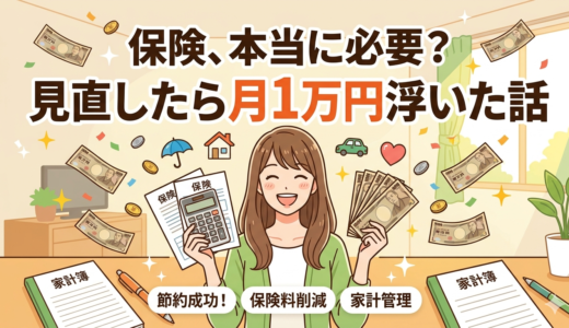 保険、本当に必要？見直したら月1万円浮いた話