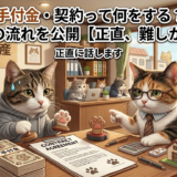 手付金・契約って何をする？