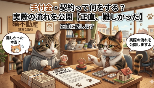 手付金・契約って何をする？