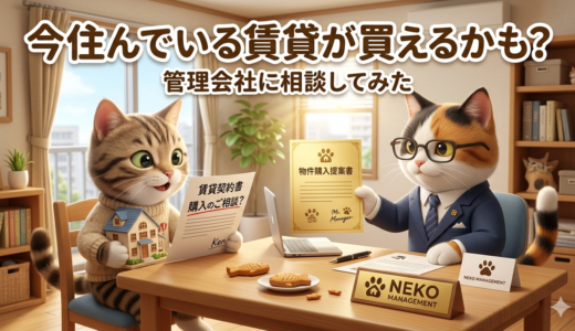 今住んでいる賃貸が買えるかも