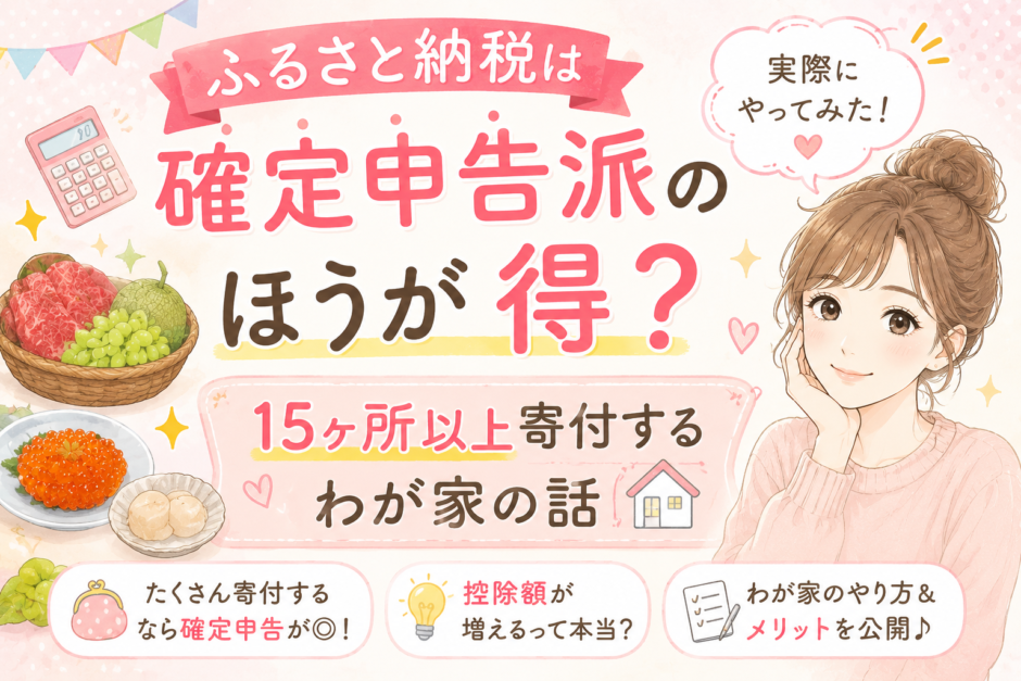 ふるさと納税は確定申告派のほうが得？15ヶ所以上寄付するわが家の話